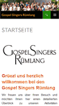 Mobile Screenshot of gospel-singers-ruemlang.ch